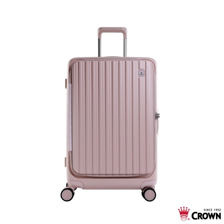 CROWN 26吋 BOXY 前開框架拉桿箱 C-F5278H-26